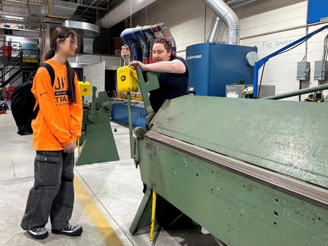 High-school girls explore skilled trades at Mohawk College