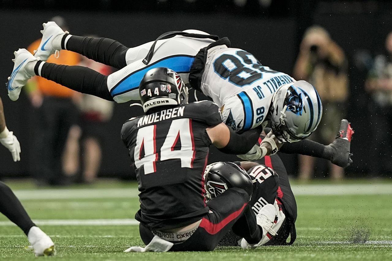 Former undrafted free agent Nate Landman moves into starting role at  linebacker for Falcons South & Southeast News - Bally Sports