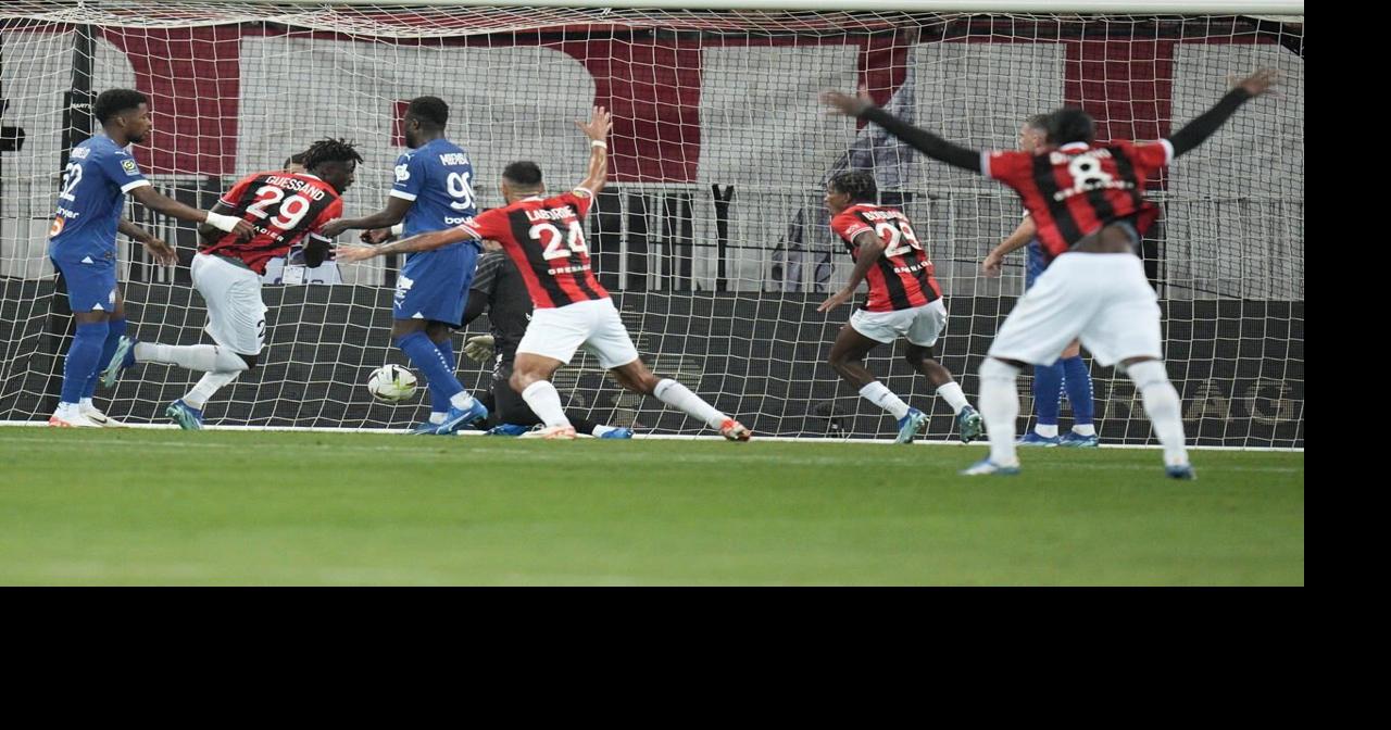 Nice edges 10-man Marseille 1-0 to go top in France. Mbappe scores for ...