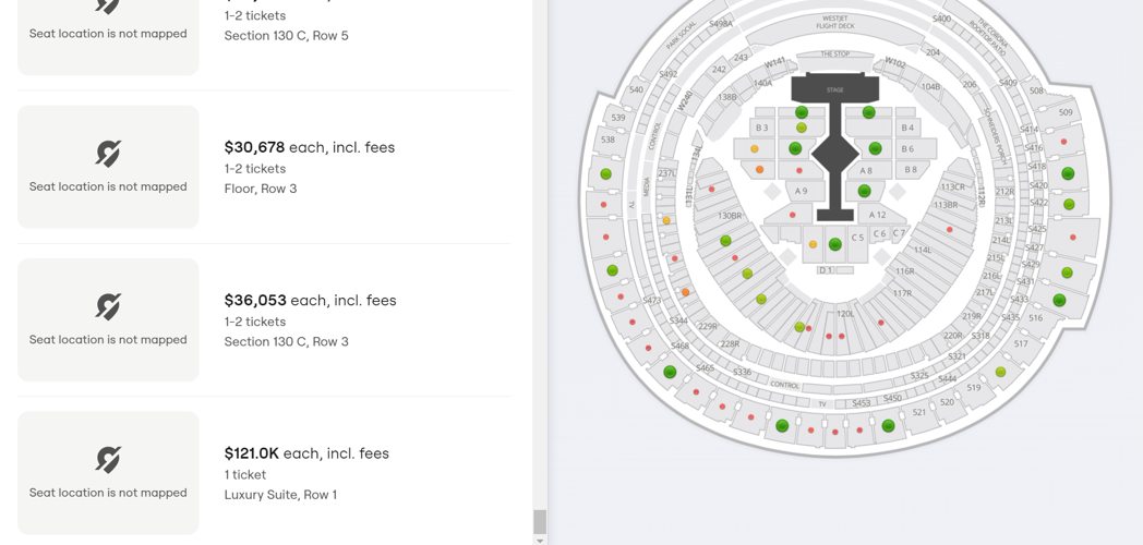 Taylor Swift’s Toronto tickets reselling for up to 121K