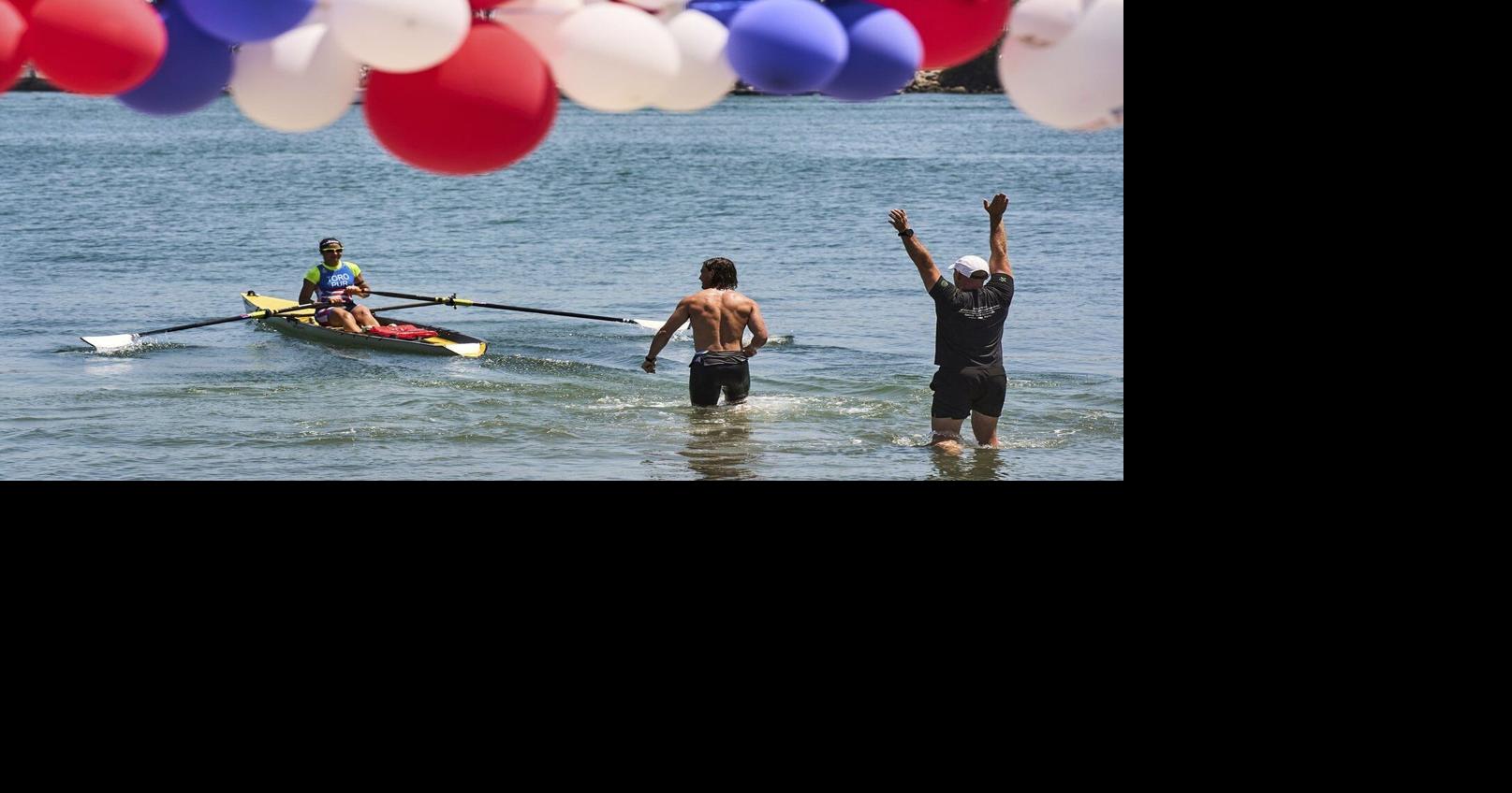 Rowers revel in beach sprints in the run-up to LA's 2028 Olympics