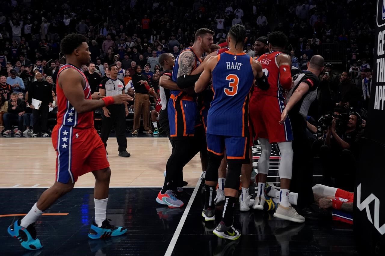 76ers hold Knicks to lowest point total in NBA this season in 79 73 win