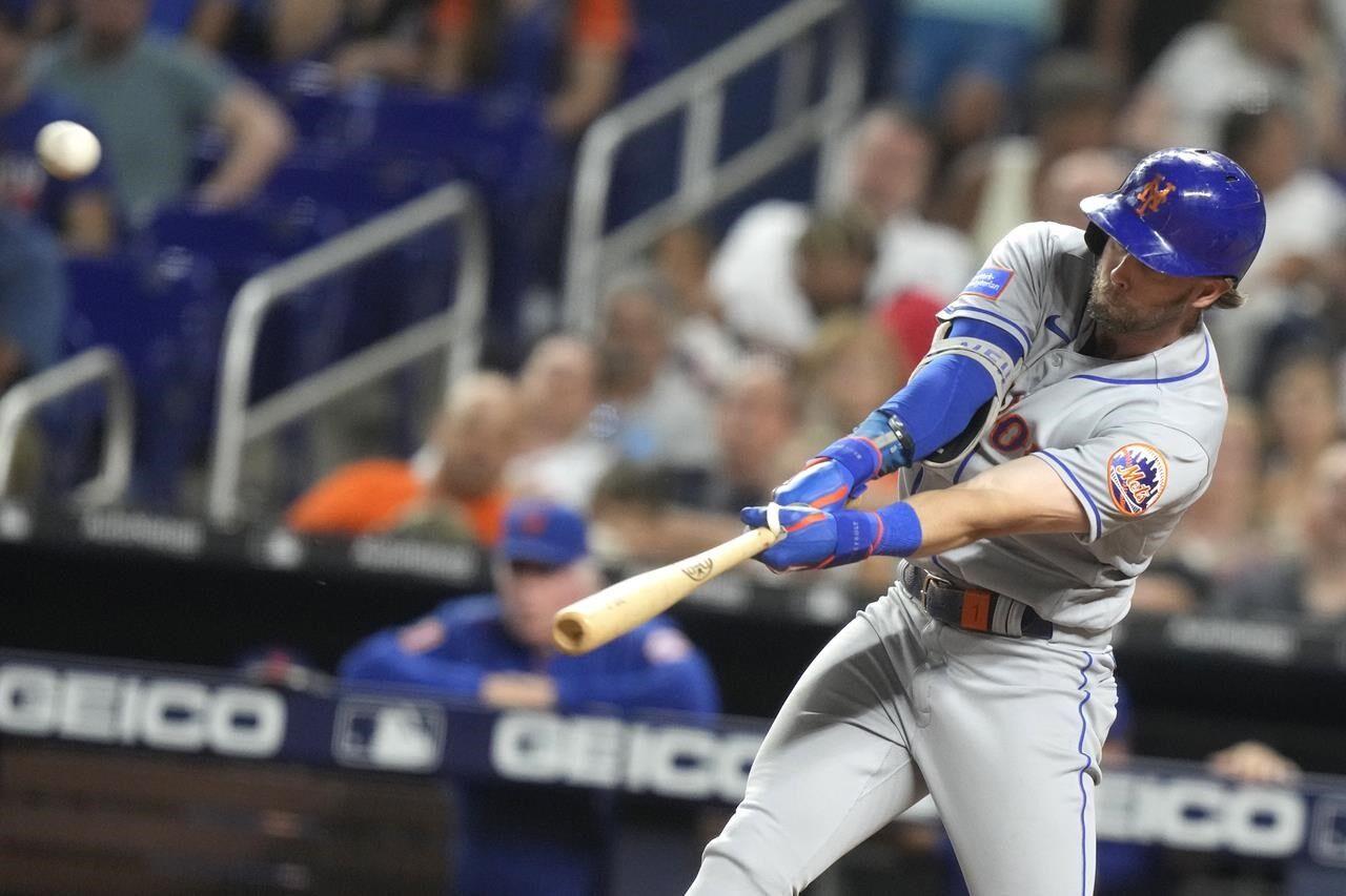 Mets' Starling Marte out sick against Dodgers