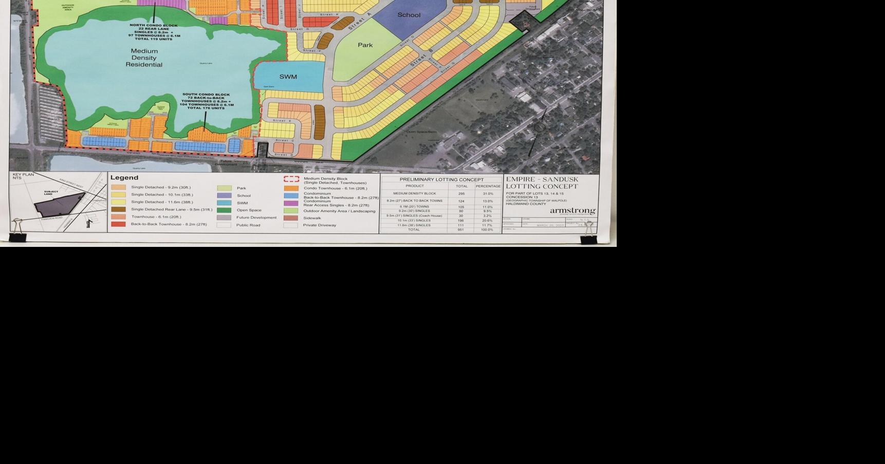 Empire Communities revises Sandusk quarry development plan