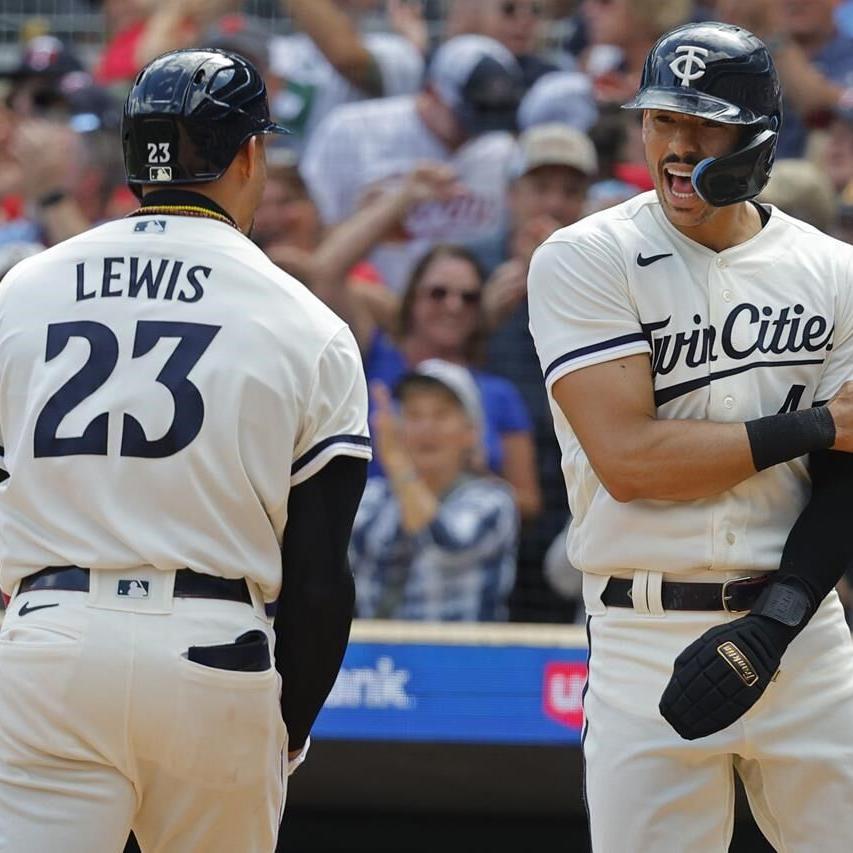 Royce Lewis hits a grand slam, drives in 6 as the AL Central-leading Twins  crush Cleveland 20-6