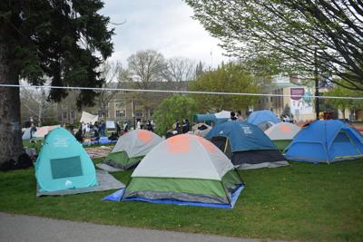 Pro-Palestine encampment at McMaster
