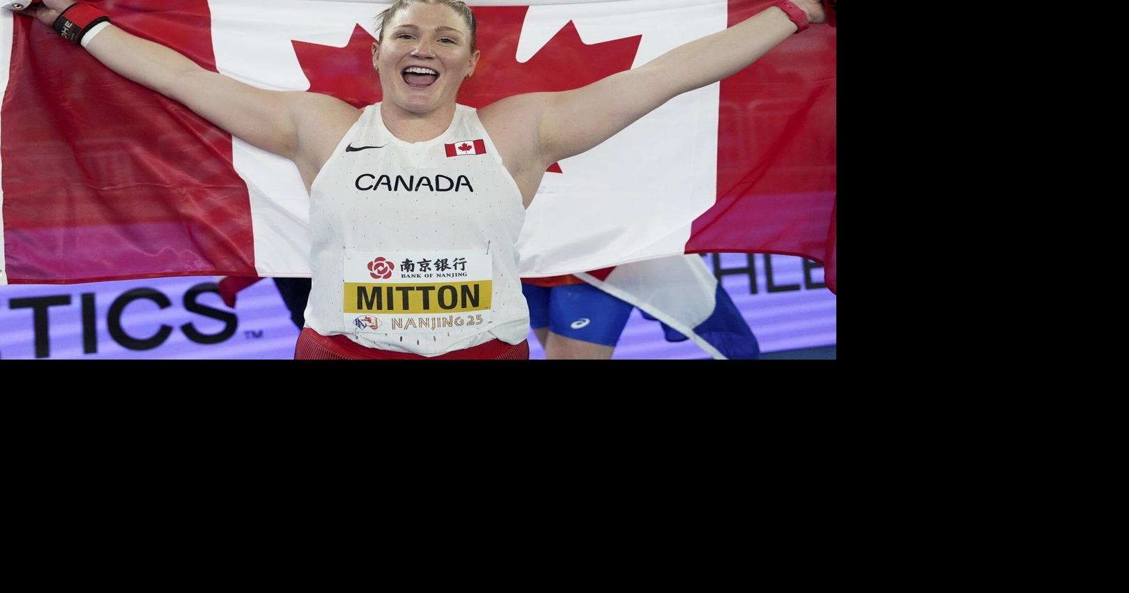 Canada's Mitton wins shot put gold at world indoor track and field ...