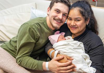 St. Joseph's Health Hospital shares its first baby of the New Year