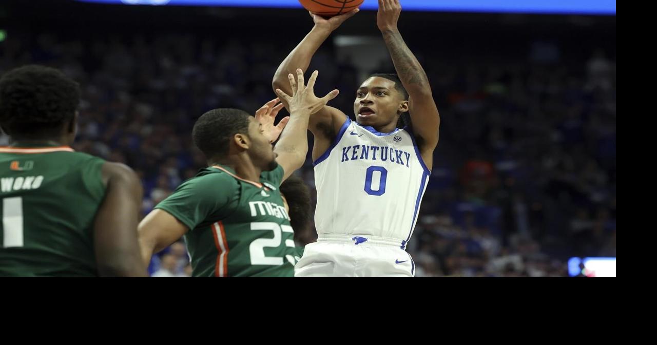 Reed Sheppard, No. 12 Kentucky overwhelm No. 8 Miami 95-73 in ACC/SEC ...