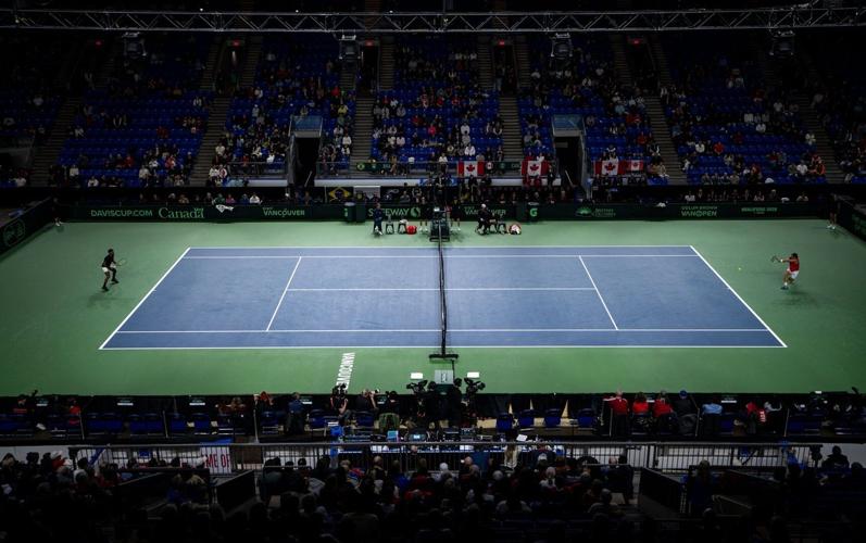 Serene Canada Splits Davis Cup Qualifier Opening Matches With Brazil Artwork Concept