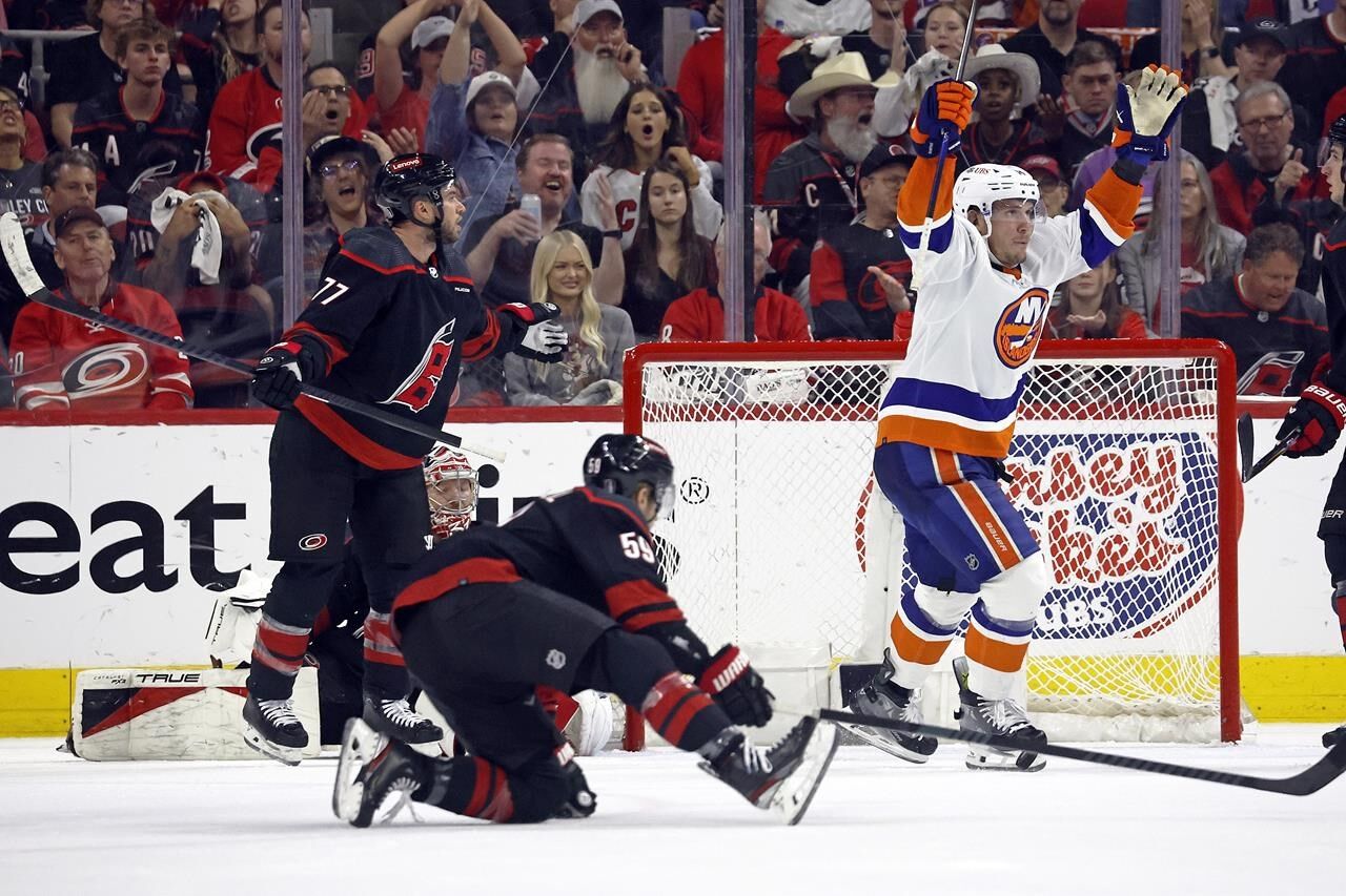 Drury, Noesen Help Hurricanes Beat Islanders 6-3 To Clinch NHL Playoff ...