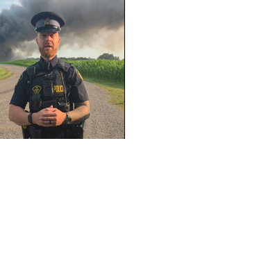 Norfolk firefighters battle large structure fire near Simcoe