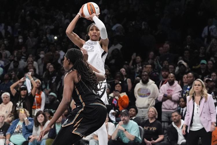WNBA playoff semifinal series shift locations with Aces headed home