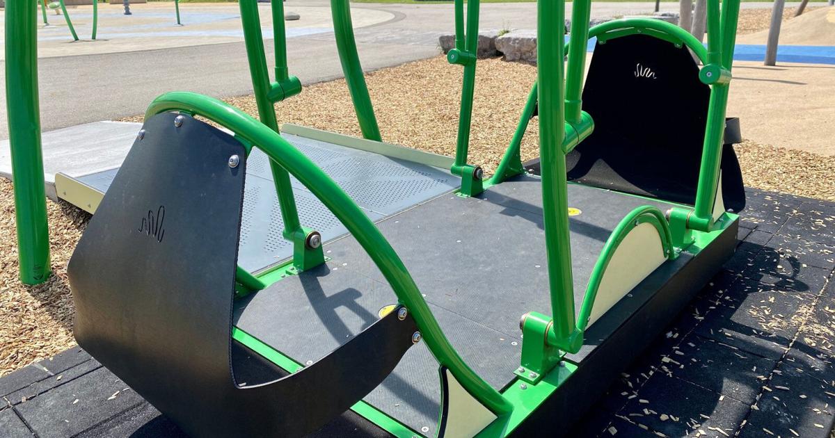 Hamilton Disability Ramp Program Hamilton park unveils new wheelchair-accessible swing