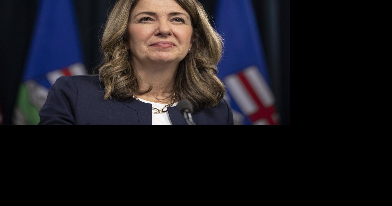 Alberta premier responds to critics of her threats around judicial reform