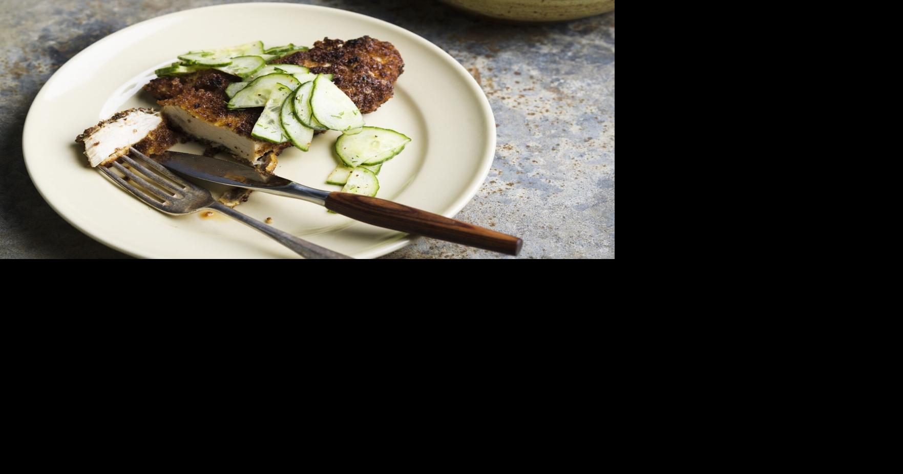 Dijon gives chicken cutlets bright, pleasantly sharp flavour