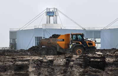 Construction at Ontario Place