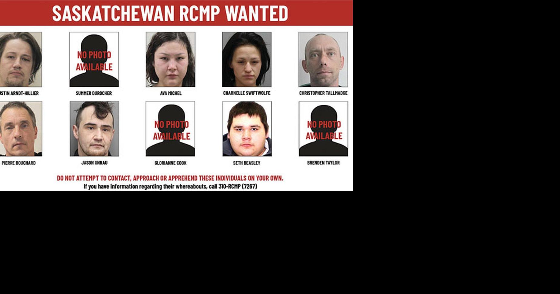 Sask. RCMP issue wanted-persons list