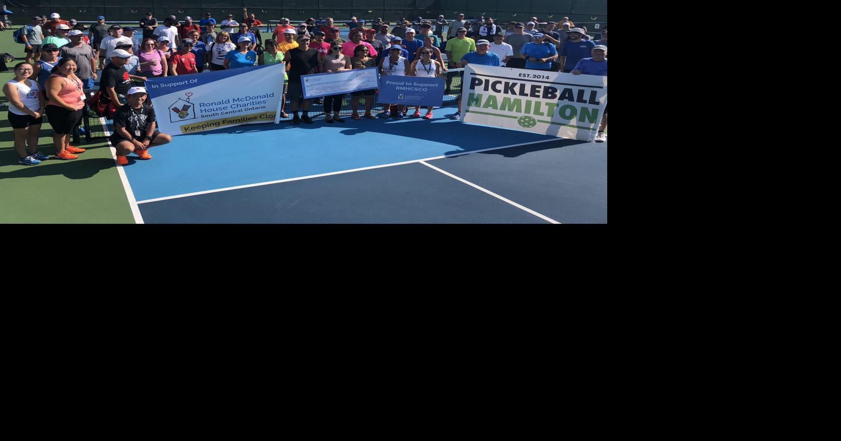 Pickleball Hamilton raises over 8K for Ronald McDonald House