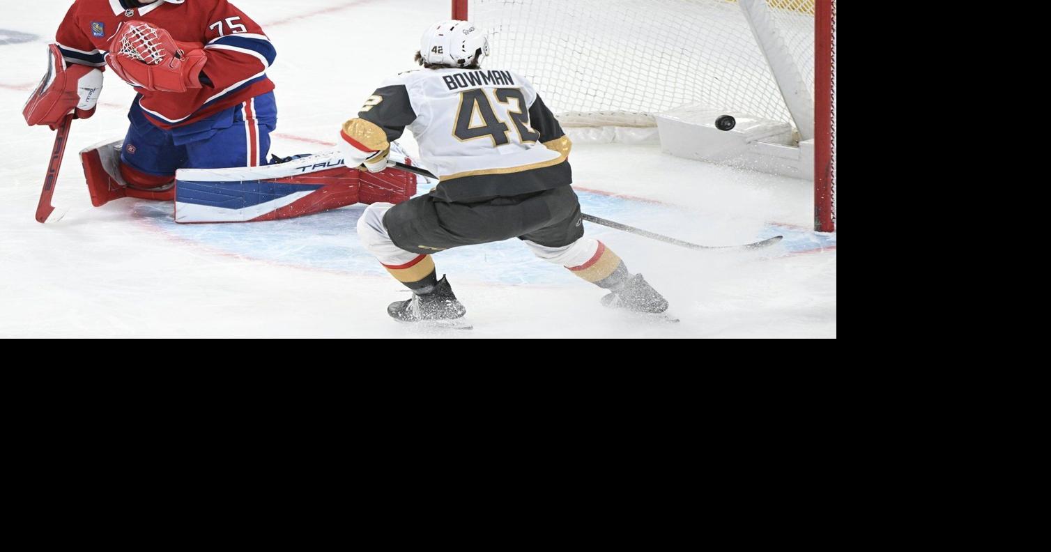 Evans scores in overtime to lift Canadiens past Golden Knights 3-2