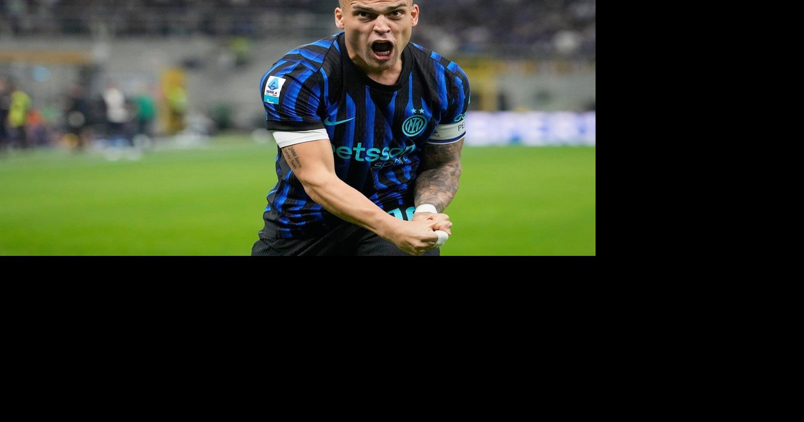 Lautaro Martinez's brace helps Inter rout Roma 5-2 to get Serie A title ...