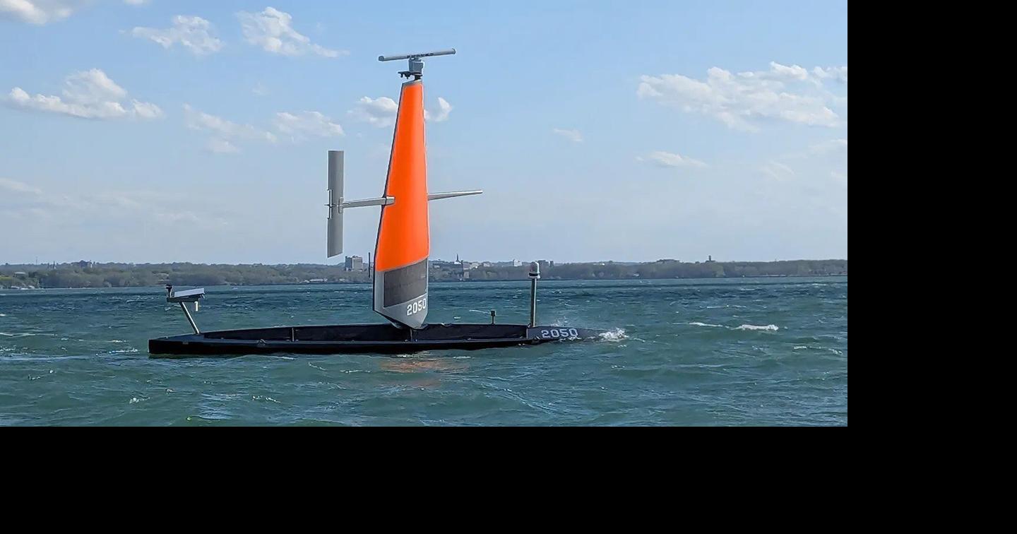 Autonomous drones patrolling U.S. waters of Lake Erie