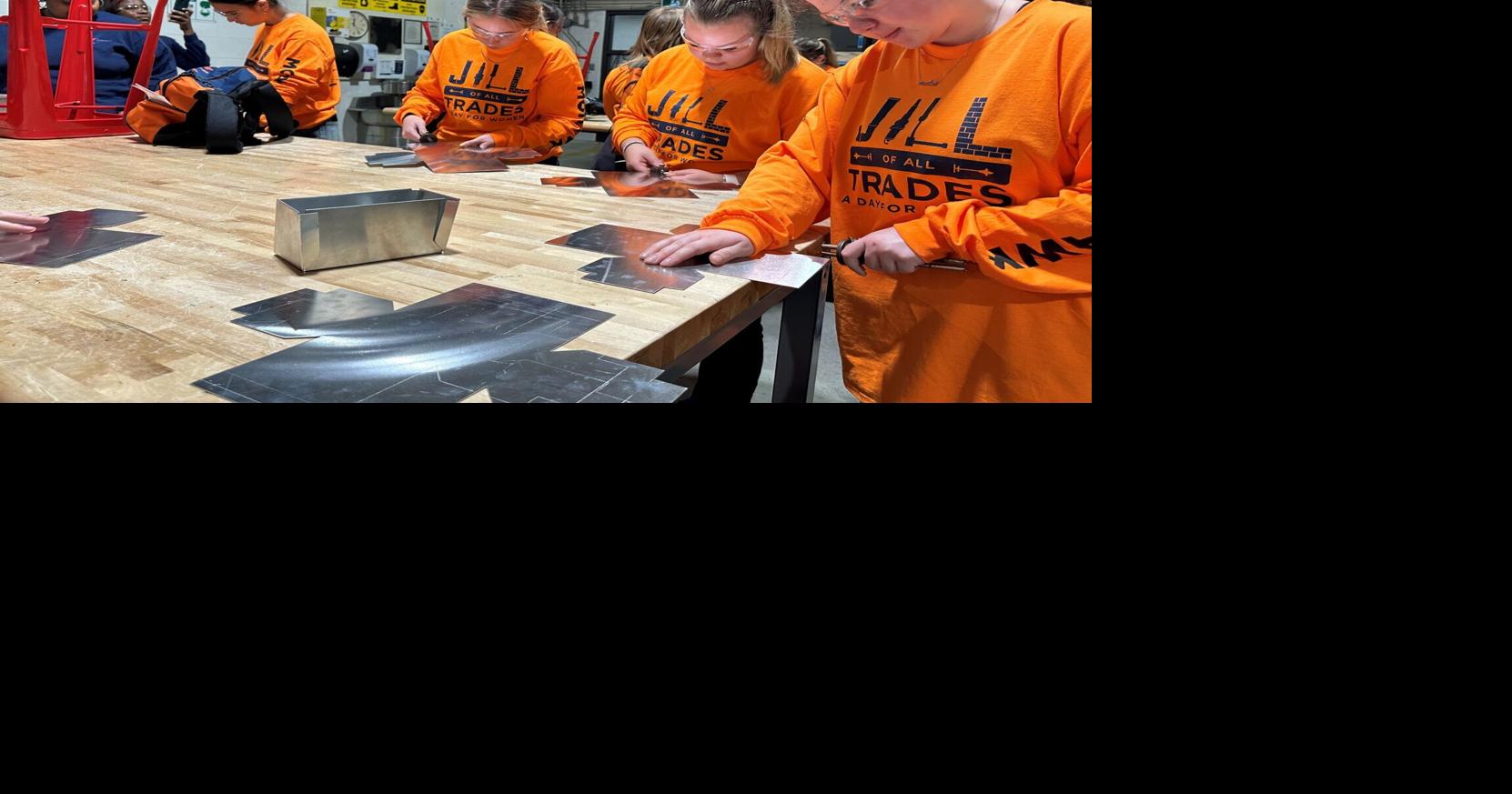 High-school girls explore skilled trades at Mohawk College