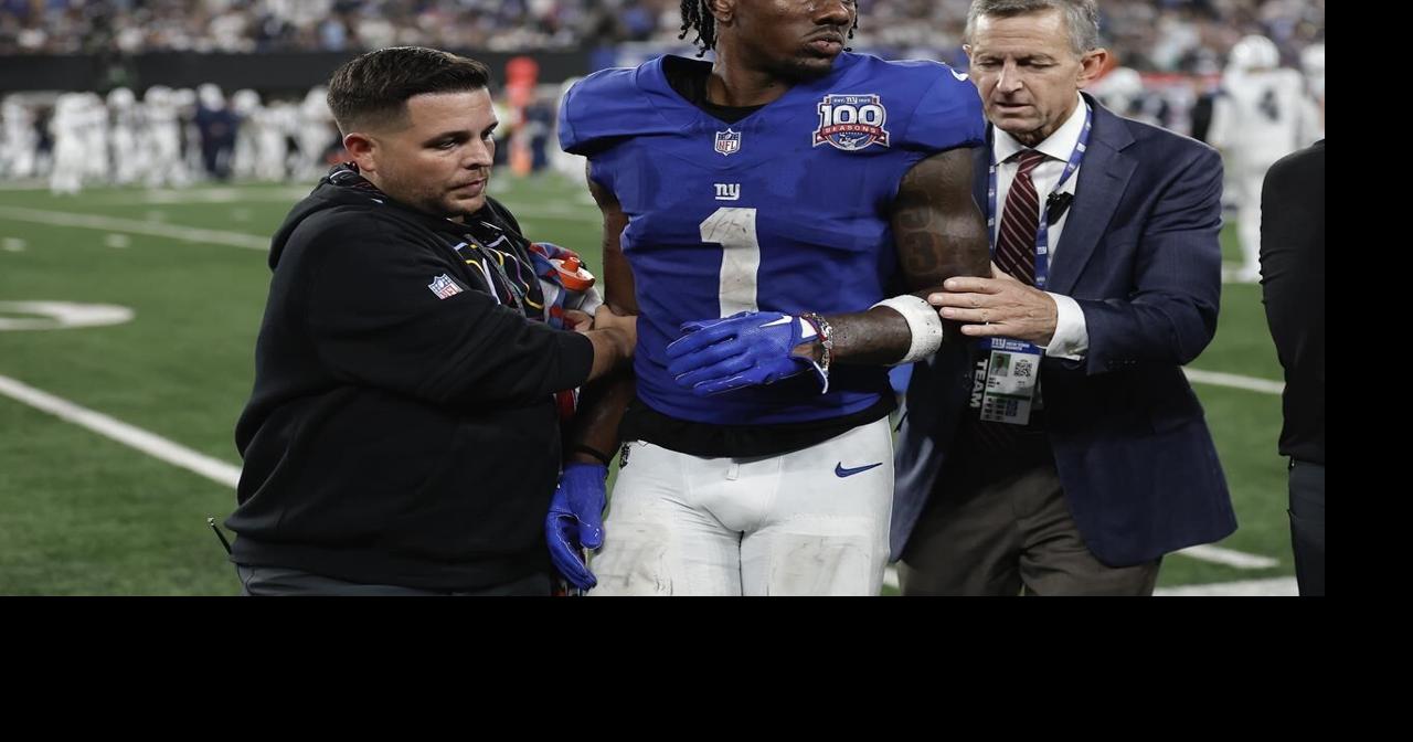 Giants WR Malik Nabers to miss 2nd straight game with a concussion