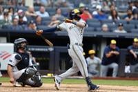 After being no-hit for 10 innings, Yankees beat Brewers in 13th on