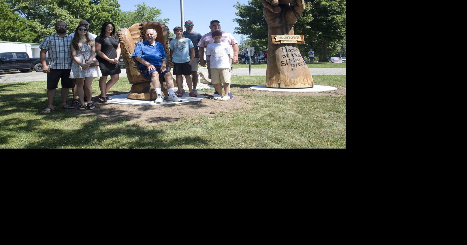 Ridgetown unveils “Perfect Game” sculpture honouring veteran and slider ...