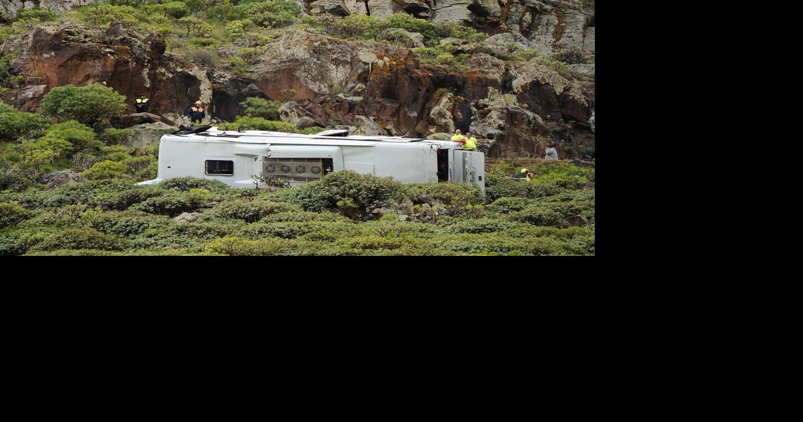 1 killed, 27 injured as tourist bus plunges into a ravine in Spain’s ...