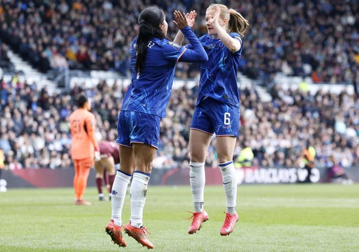 Chelsea wins Women's League Cup final for first trophy in quadruple bid