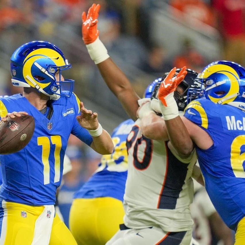 Okwuegbunam, McLaughlin help the Broncos rout the mistake-prone Rams 41-0  in preseason finale - ABC News