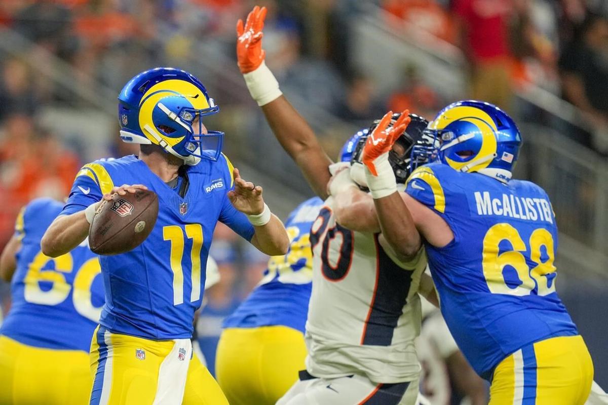 Okwuegbunam, McLaughlin help the Broncos rout the mistake-prone Rams 41-0  in preseason finale