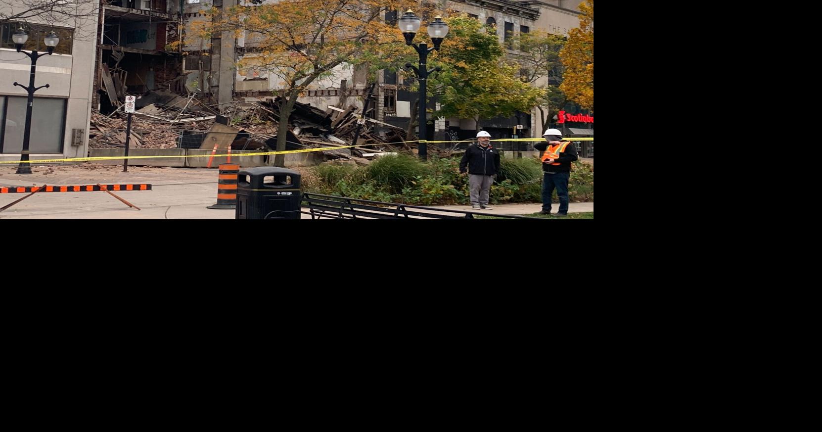 Building collapse near Gore Park