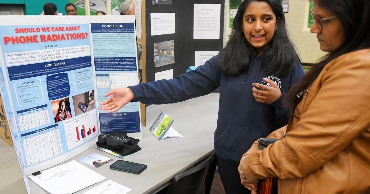 Cell phone radiation and other HWCDSB science fair discoveries