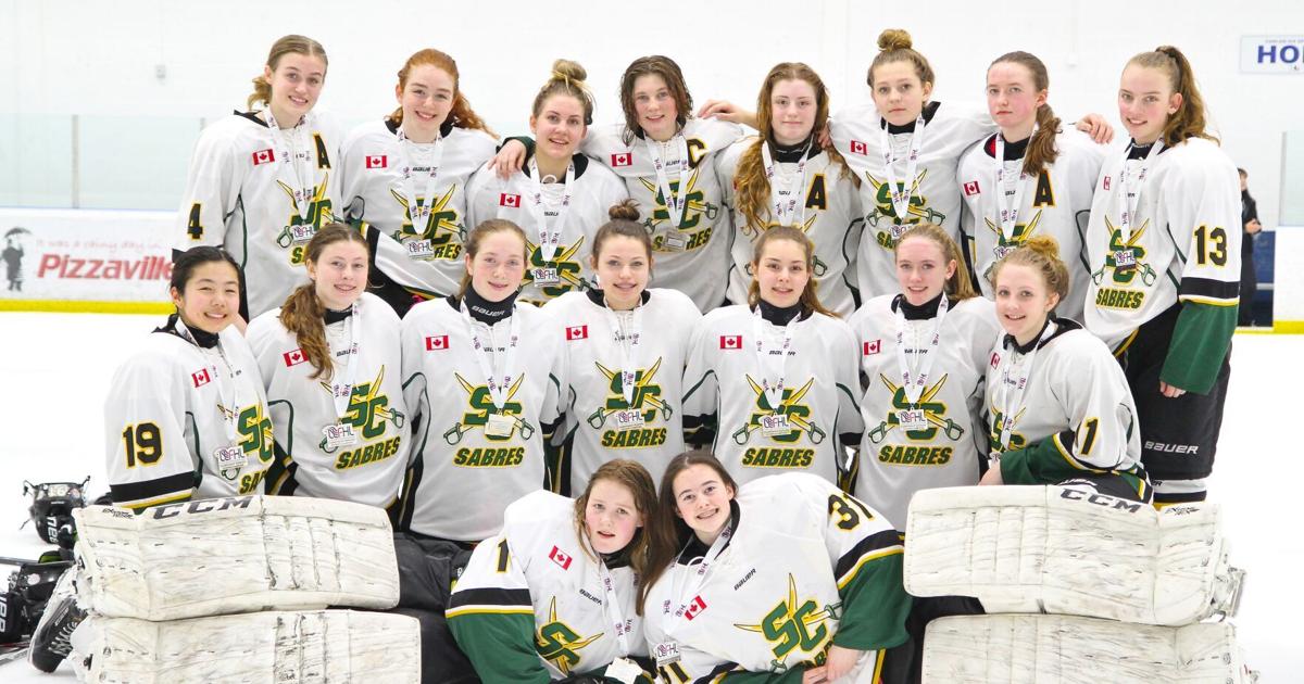 Stoney Creek Bantam AA Sabres capture silver at Lower Lakes Female