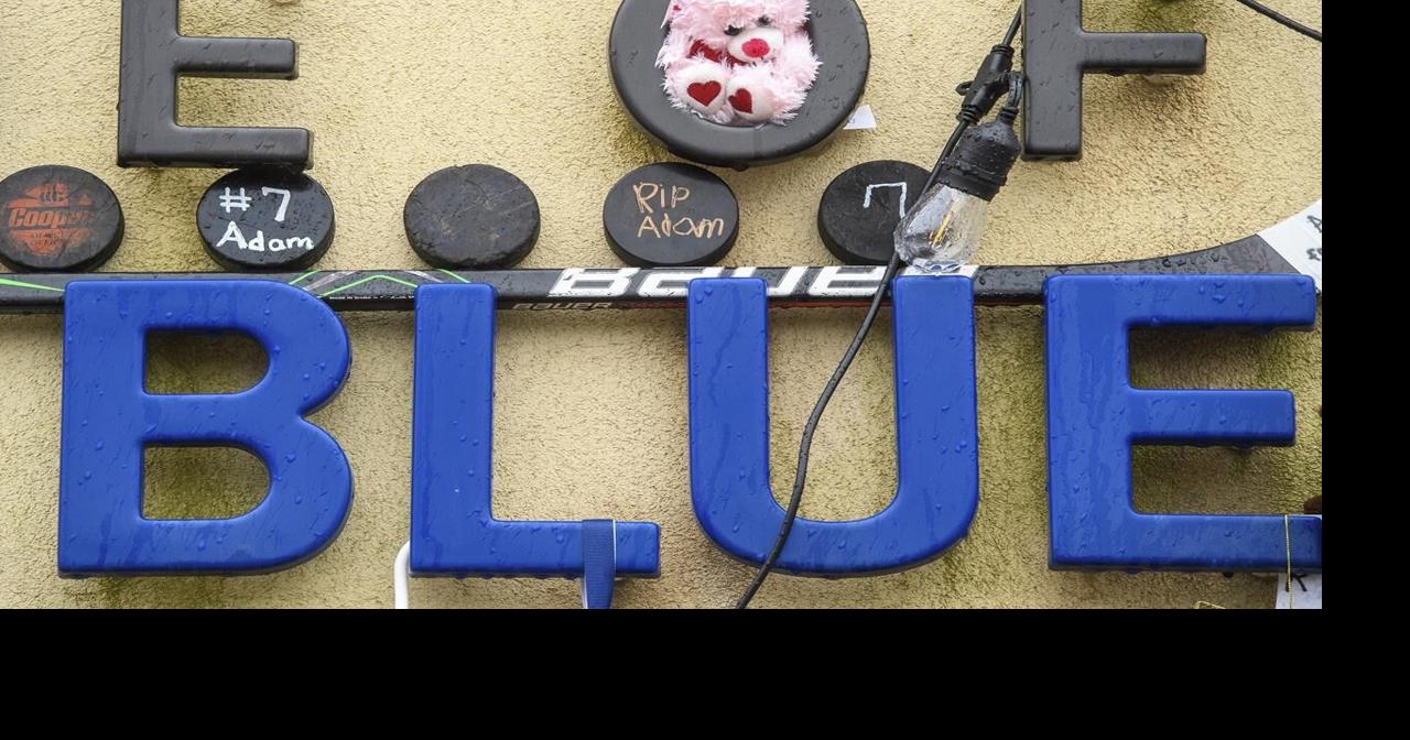 Family, friends and teammates gather to remember fallen hockey player ...
