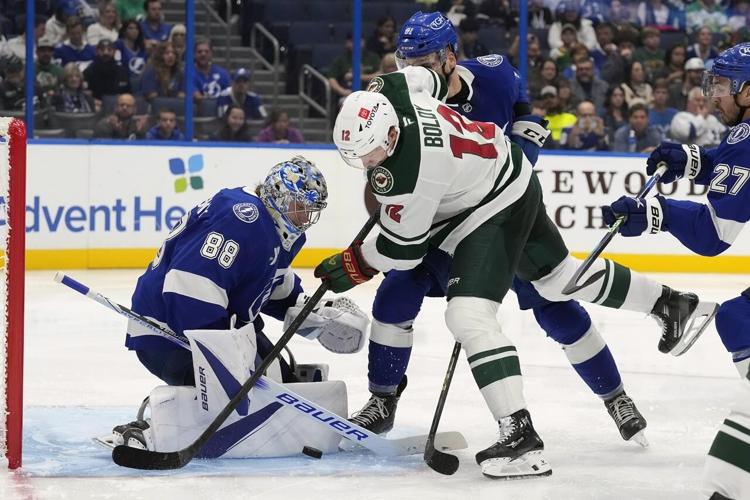 Matt Boldy breaks 3rdperiod tie, Wild top Lightning 42 to remain