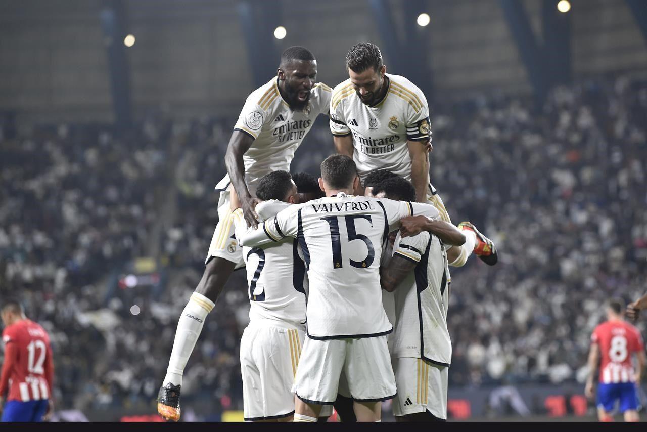 Vinícius nets hat trick as Real Madrid beats Barcelona 4-1 to win Spanish Super  Cup in Saudi Arabia - The San Diego Union-Tribune