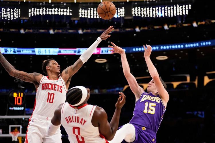 Rockets beat Lakers 99-93 in Game 5, avoiding playoff elimination for ...
