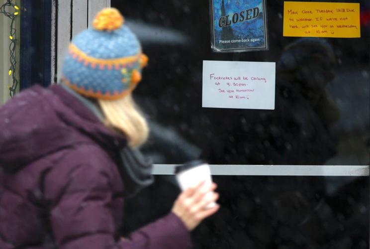 Photos of the first major winter storm blanketing the Northeast