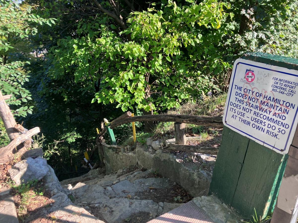 Ulrich Nitka built stairs on Niagara Escarpment for locals