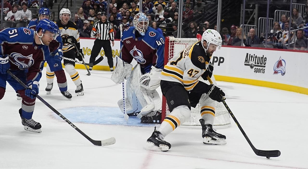 Bruins Hold On For 5-3 Win, Avalanche Drop 4 In A Row To Start Season ...