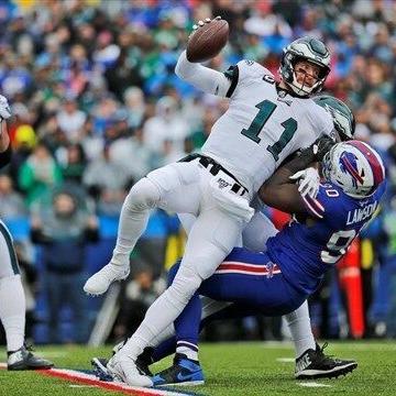 Eagles run over Bills in win