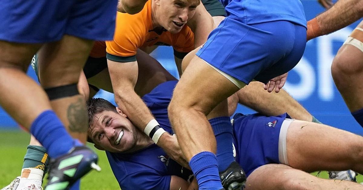 Hamstring Stretch Injury Rugby France hooker Julien Marchand stays in Rugby World Cup squad despite ...