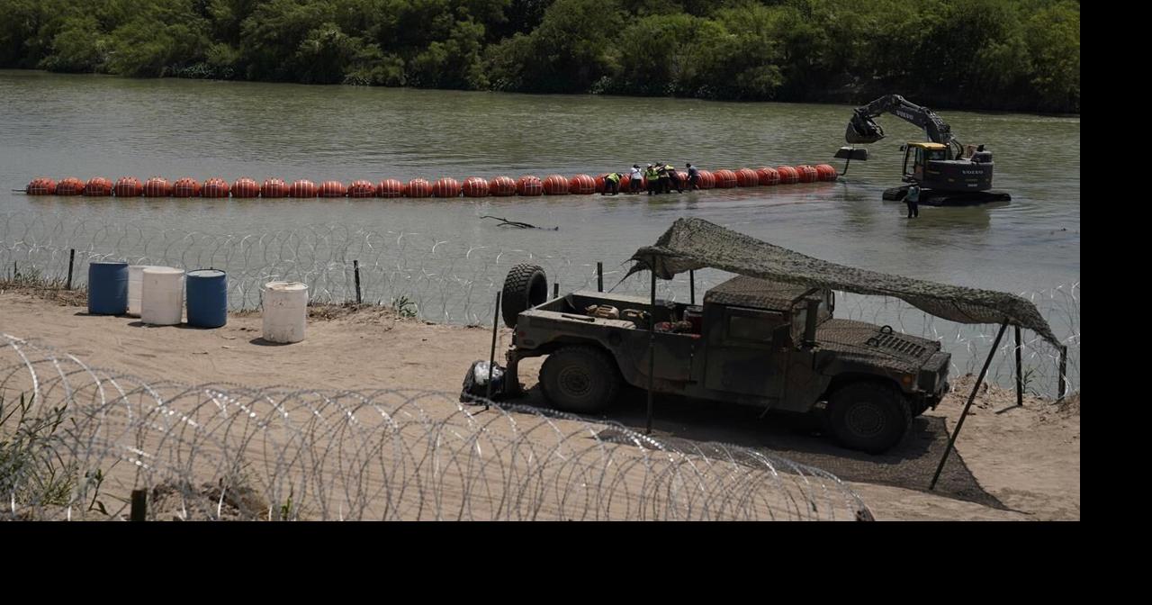 Putting a floating barrier in the Rio Grande to stop migrants is new ...