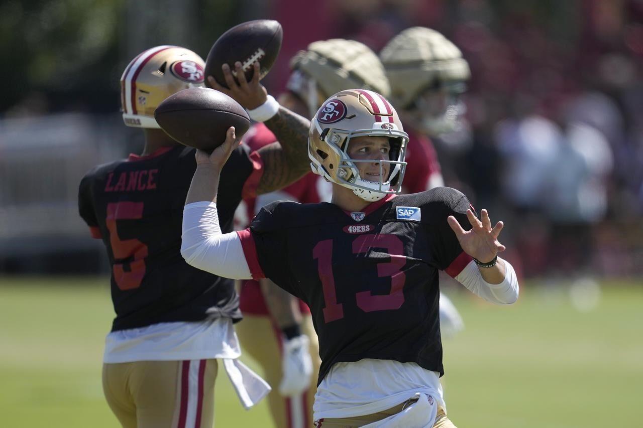 49ers QB Brock Purdy present for start of offseason program