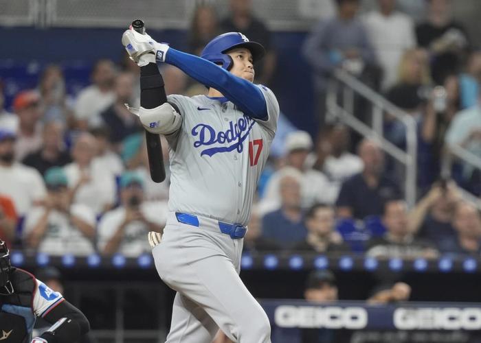 Jesús Sánchez leads Marlins in 119 win over Dodgers. Shohei Ohtani