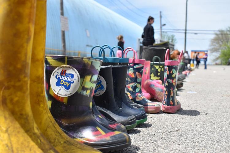 Muddy fun at National Puddle Day event in Mount Hope